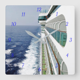 Reloj Cuadrado Tiempo de la fila del balcón