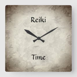 Reloj Cuadrado Tiempo de Reiki