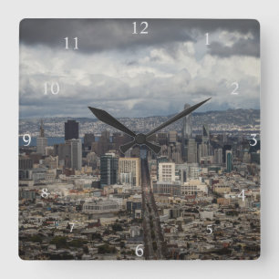 Reloj Cuadrado Tiempo de San Francisco