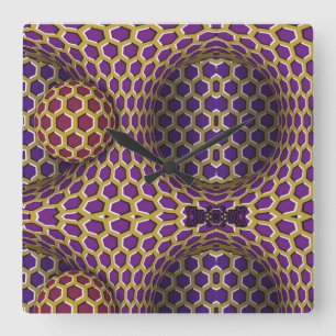 Reloj Cuadrado Tiempo de torneado de la rotación del truco de la