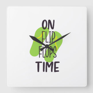 Reloj Cuadrado Tiempo de volteo