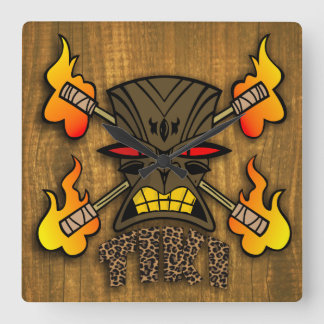 Reloj Cuadrado Tiki Kustom