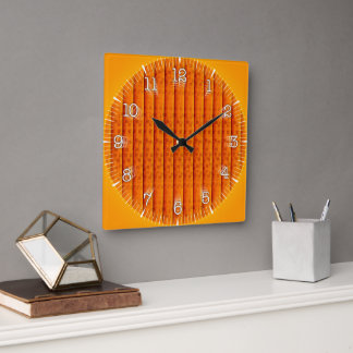 Reloj Cuadrado Time and illustrated art on your wall.