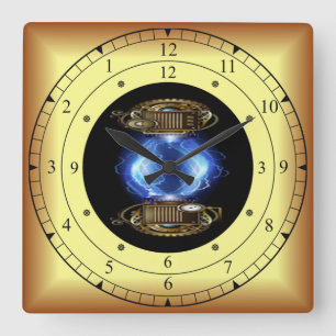 Reloj Cuadrado Time Machine Portal ~ Time/Space/ Continuum ~
