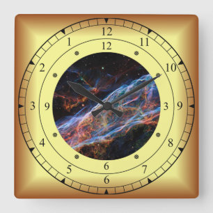 Reloj Cuadrado Time Machine ~ Veil Nebula ~ Time Portal ~