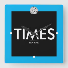 RELOJ CUADRADO TIMES SQUARE