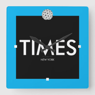 RELOJ CUADRADO TIMES SQUARE
