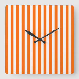 Reloj Cuadrado Tiras Tangerine Modernas