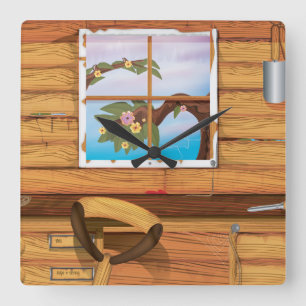 Reloj Cuadrado Tiros de poción