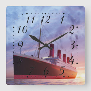 Reloj Cuadrado Titanic