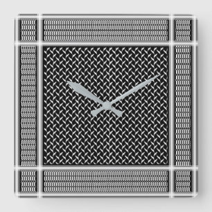 Reloj Cuadrado Toalla de cocina de Apron de Keffiyeh Palestina