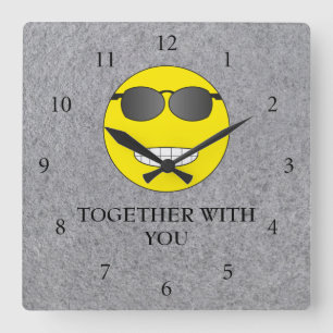 Reloj Cuadrado Together with you