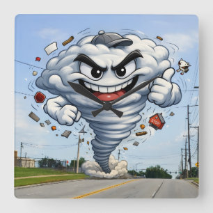 Reloj Cuadrado Tornado