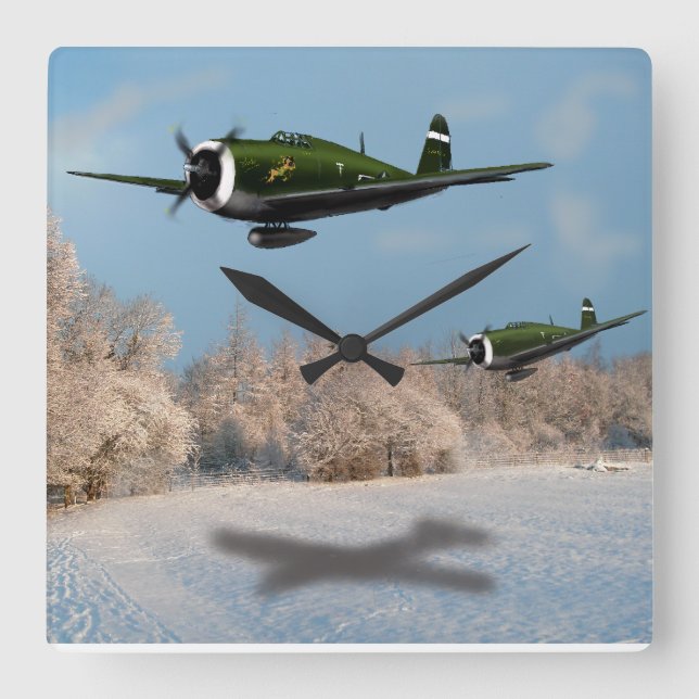 Reloj Cuadrado Tornillo trasero P47 (Anverso)