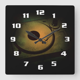 Reloj Cuadrado Torno retro genial