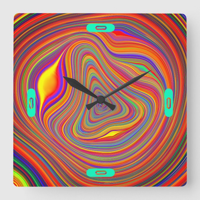 Reloj Cuadrado torpe (Anverso)