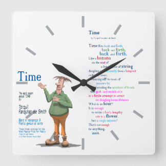 Reloj Cuadrado Torquil Farquhar de Smith Clock