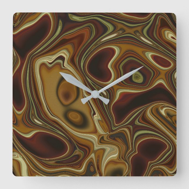 Reloj Cuadrado Tótem (Anverso)