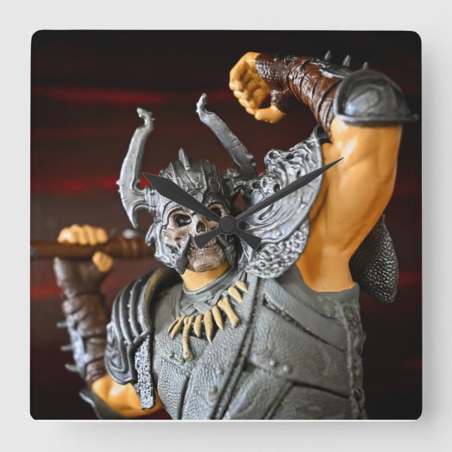 Reloj Cuadrado Toy Barbarian diseñado (Anverso)