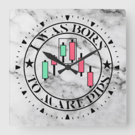 Reloj Cuadrado Trade Design | Bearish pattern Marble | Pips