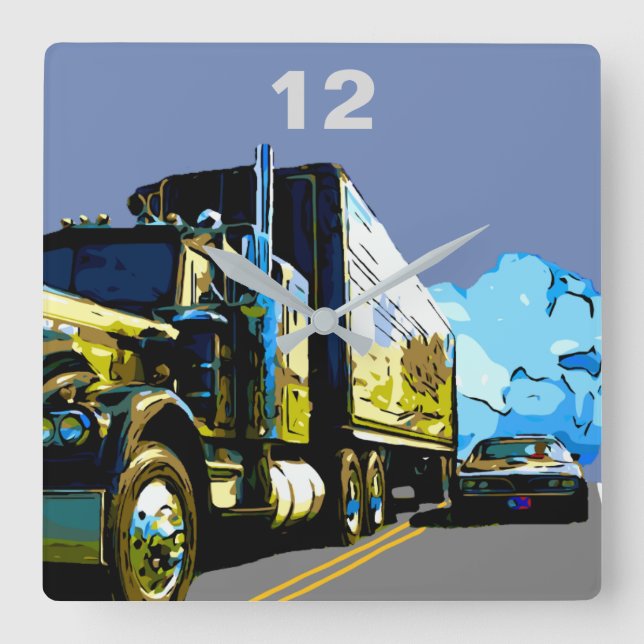 RELOJ CUADRADO TRANS AM DE 1977 (Anverso)