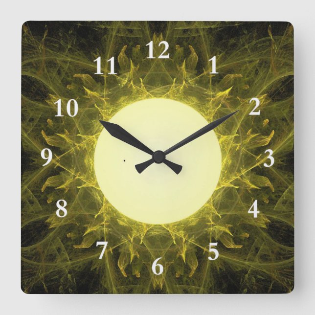 Reloj Cuadrado Tránsito de mercurio (Anverso)