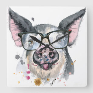 Reloj Cuadrado Trendy Pig