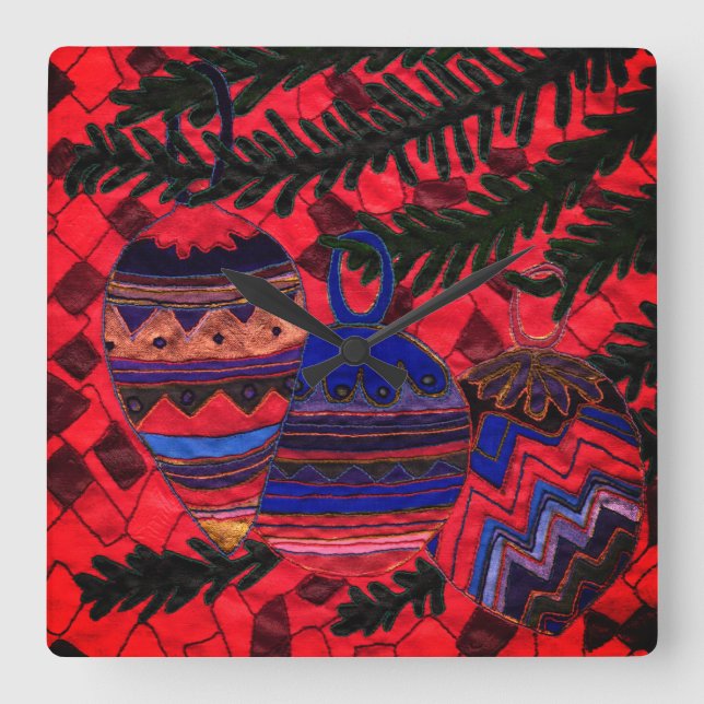 Reloj Cuadrado Tres baudias (Anverso)