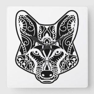 Reloj Cuadrado Tribal WOLF