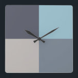 Reloj Cuadrado Trout Blue Gray Cotton Seed<br><div class="desc">2022-23</div>