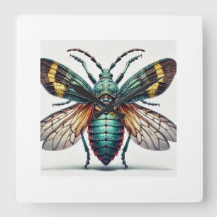 Reloj Cuadrado True Bug in Watercolor Ink 030924IREF243 - Waterco