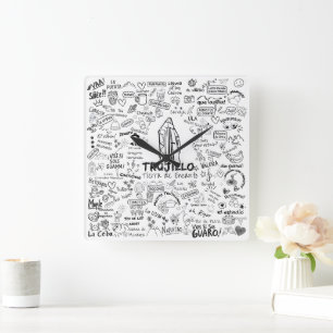 Reloj Cuadrado Trujillo Venezuela Tierra de Encanto – Orgullo Ve