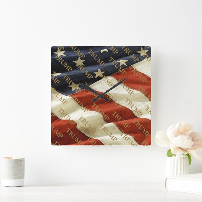 RELOJ CUADRADO TRUMP (Hogar)