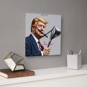 Reloj Cuadrado Trump: ¡Más años de grandeza!
