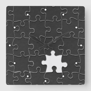 Reloj Cuadrado Tú Me Completas Romántico Rompecabezas de Piezas d