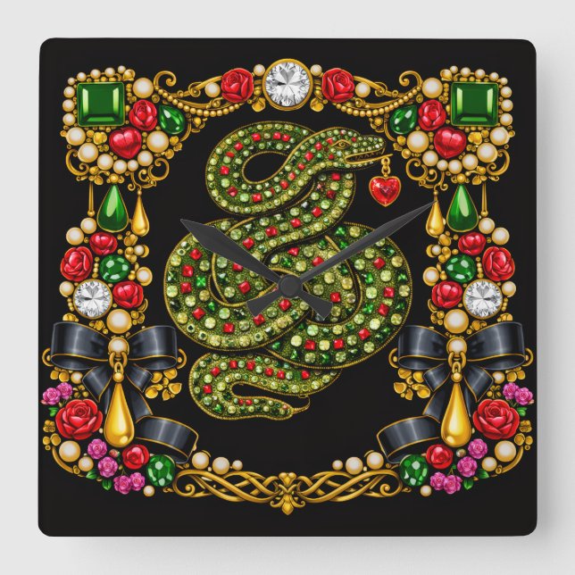 Reloj Cuadrado Tudor Inspired Design Scottish Scotland History  (Anverso)