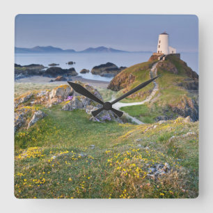 Reloj Cuadrado Twr Mawr Lighthouse On Llanddwyn Island