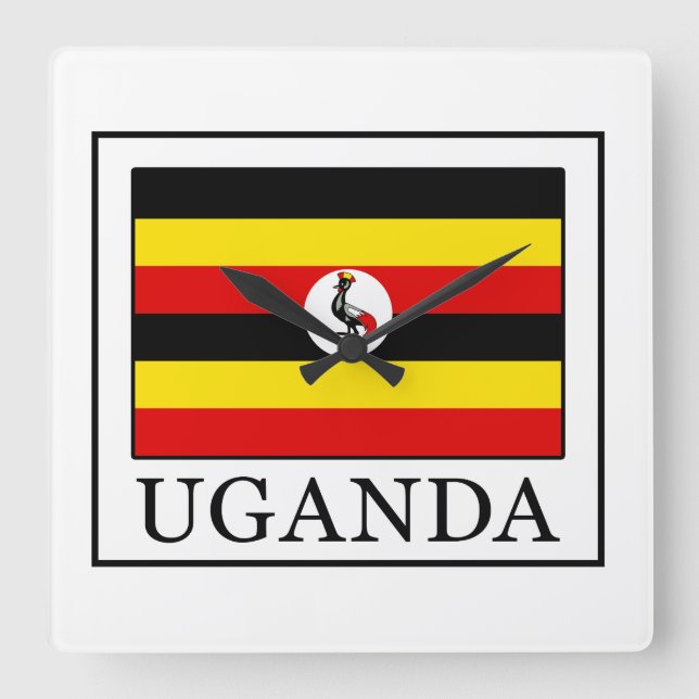 Reloj Cuadrado Uganda (Anverso)