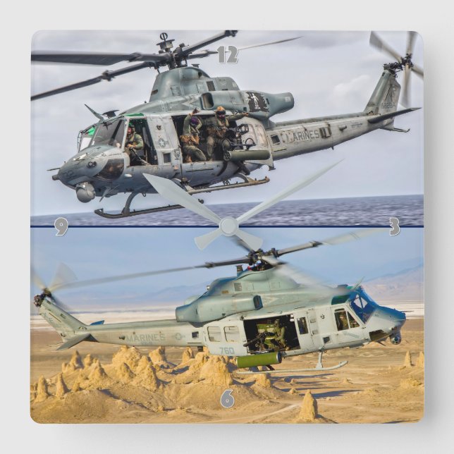 RELOJ CUADRADO UH-1Y VENOM (Anverso)