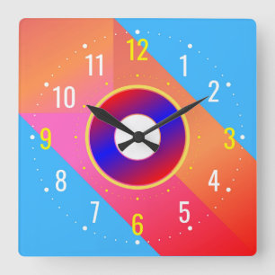 Reloj Cuadrado Un diseño elegante y contemporáneo - Único