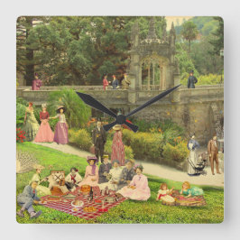 Reloj Cuadrado Un domingo de Mayo (Quinta da Regaleira)