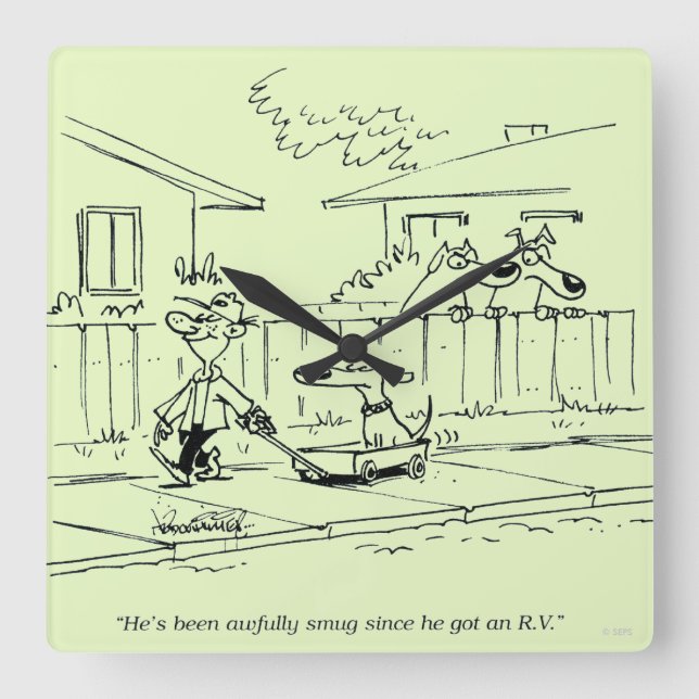 Reloj Cuadrado Un nuevo viaje (Anverso)