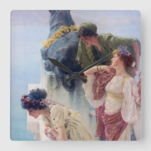 Reloj Cuadrado Un reinado de Vantage - Lawrence Alma-Tadema