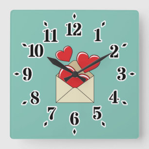 Reloj Cuadrado Una carta de amor