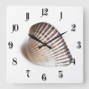 Reloj Cuadrado Una sola línea de mar