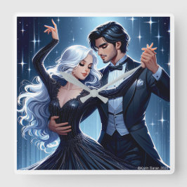 Reloj Cuadrado Under The Sky - Romantic Wall Clock