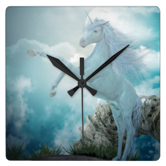 Reloj Cuadrado unicornio