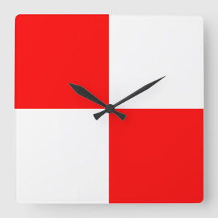 Reloj Cuadrado Uniforme