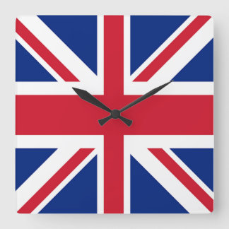 Reloj Cuadrado Union Jack - Flag of the United Kingdom