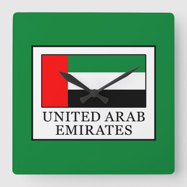 Reloj Cuadrado United Arab Emirates (Anverso)